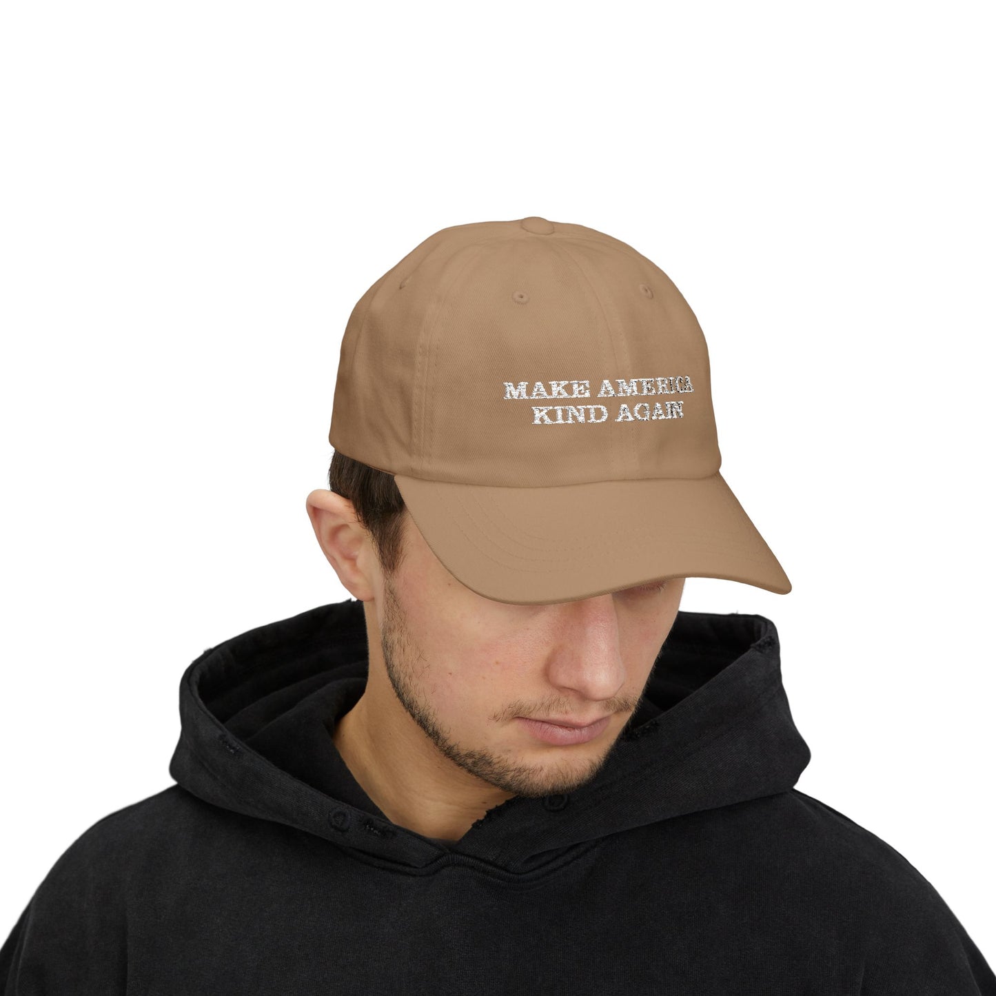 "Make America Kind Again" Classic Cap - Casual Unisex everyday Baseball Hat, Weekend Outings, Gifts, Trendy Cap for Any Occasion